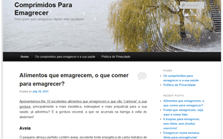 comprimidos para emagrecer