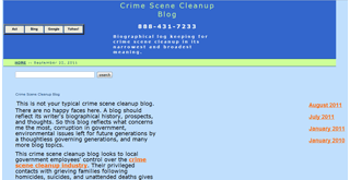 Crime Scene Cleanup Blog
