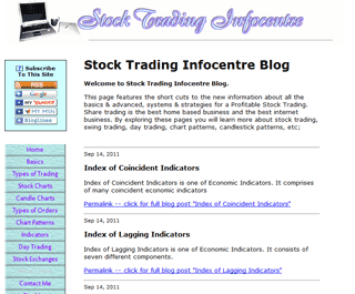 Stock Trading Infocentre Blog