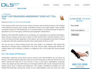 VoIP Hosted PBX Blog from DLS Internet