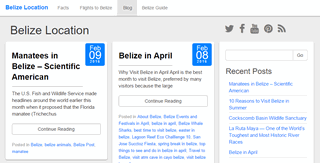 Belize Blog