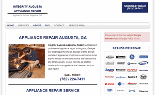 Integrity Augusta Appliance Repair