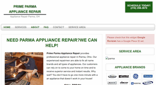Prime Parma Appliance Repair