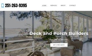 Deck and Porch Builders Mobile Alabama