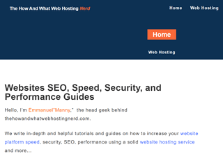 Web Hosting & Website Performance Tutorials