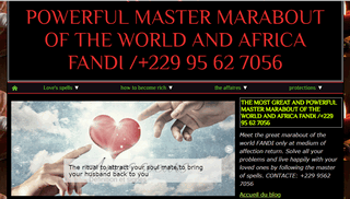 THE MOST GREAT AND POWERFUL MASTER MARABOUT OF THE WORLD AND AFRICA FANDI