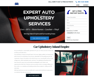 Car Upholstery Inland Empire CA