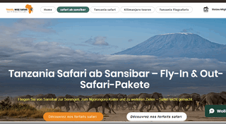 Tansania safari ab sansibar